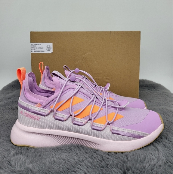 New Adidas TERREX VOYAGER 21 CANVAS TRAVEL SHOES Women's Size 9 - Picture 4 of 8